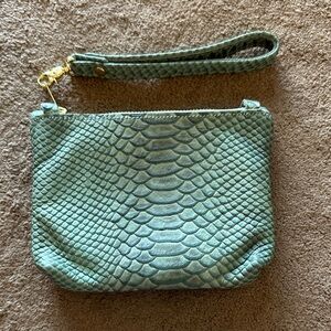 Leather Convertible Wristlet